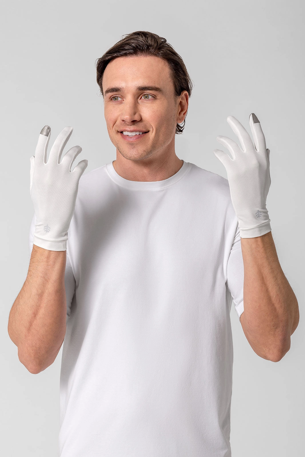 Unisex Gannett UV Gloves | Pearl