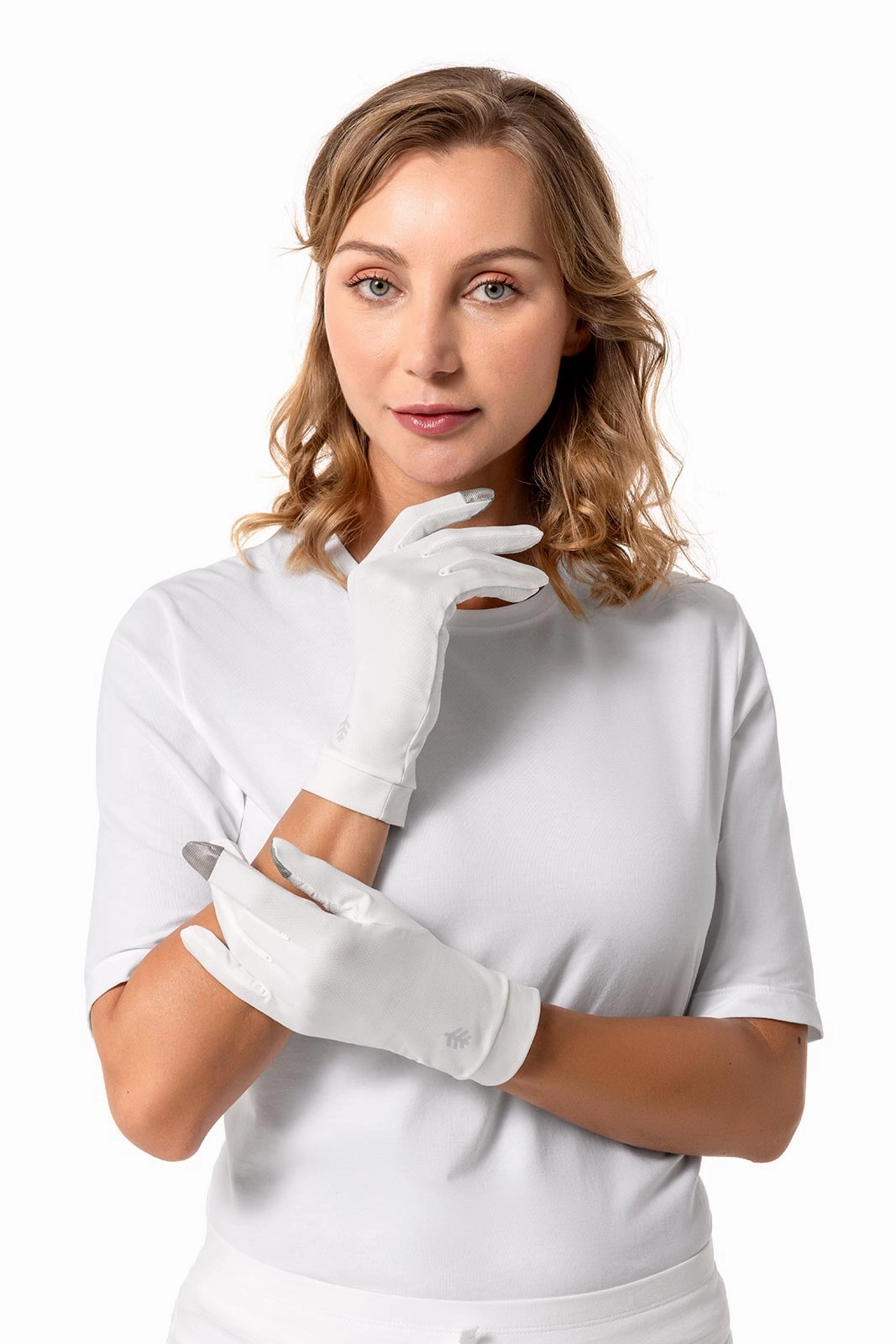 Unisex Gannett UV Gloves | Pearl