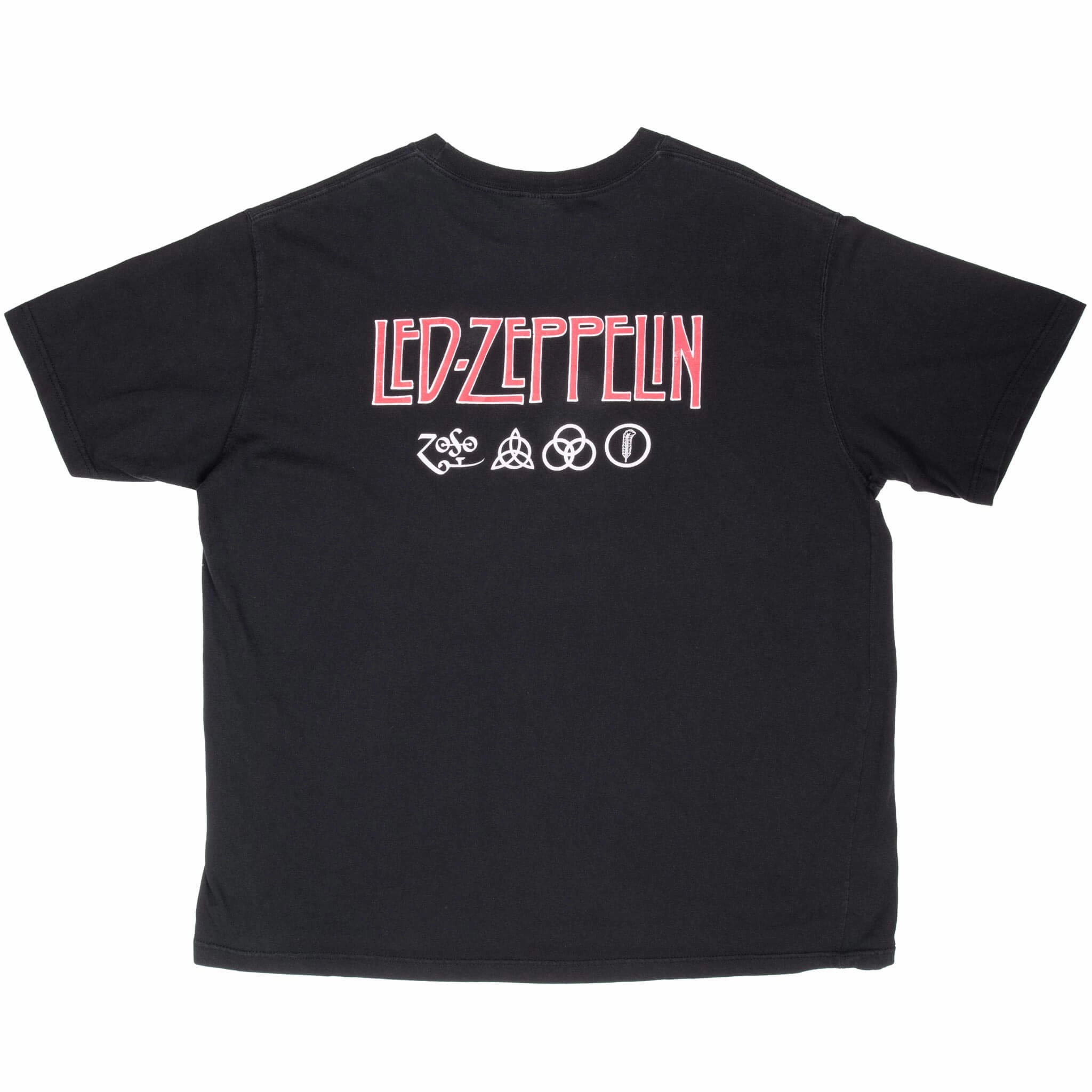 VINTAGE LED ZEPPLIN 2001 BLACK TEE SHIRT 2XL