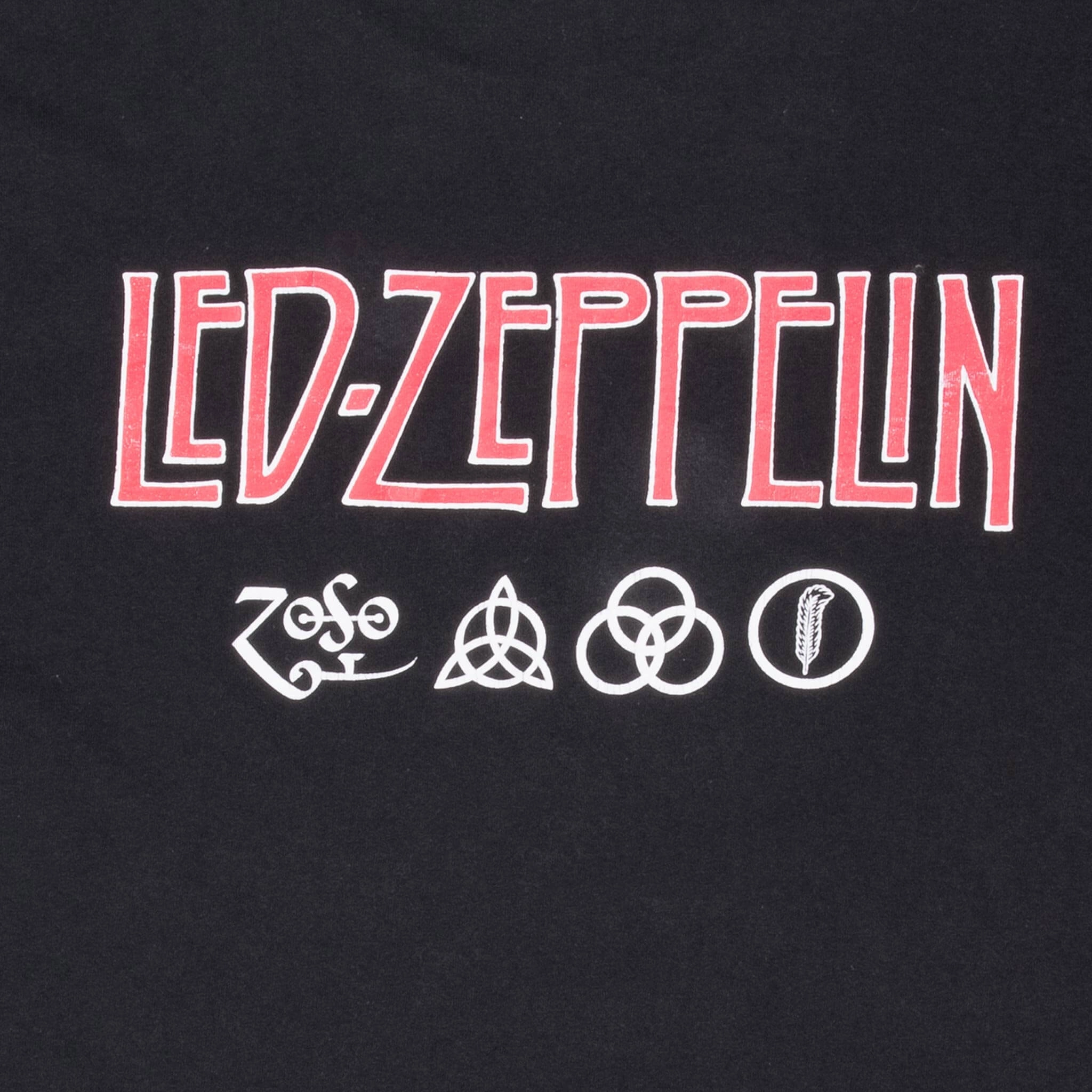 VINTAGE LED ZEPPLIN 2001 BLACK TEE SHIRT 2XL