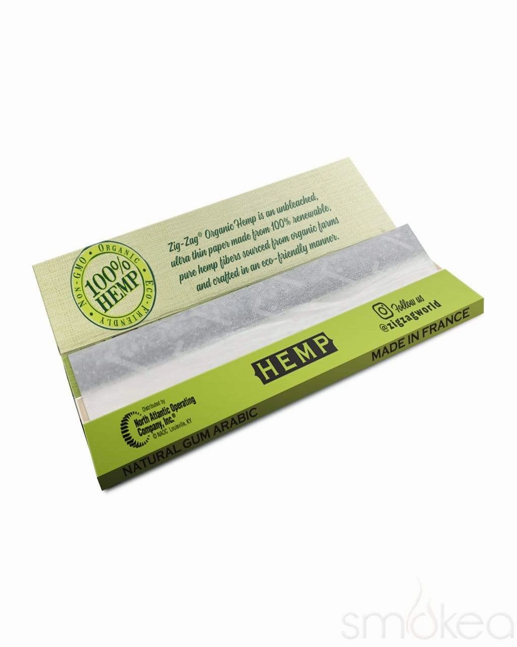 Zig Zag King Slim Organic Hemp Rolling Papers